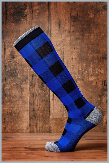 Lumber Jack Blue Sock